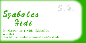 szabolcs hidi business card